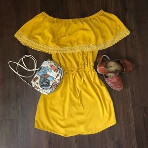Off the shoulder dress